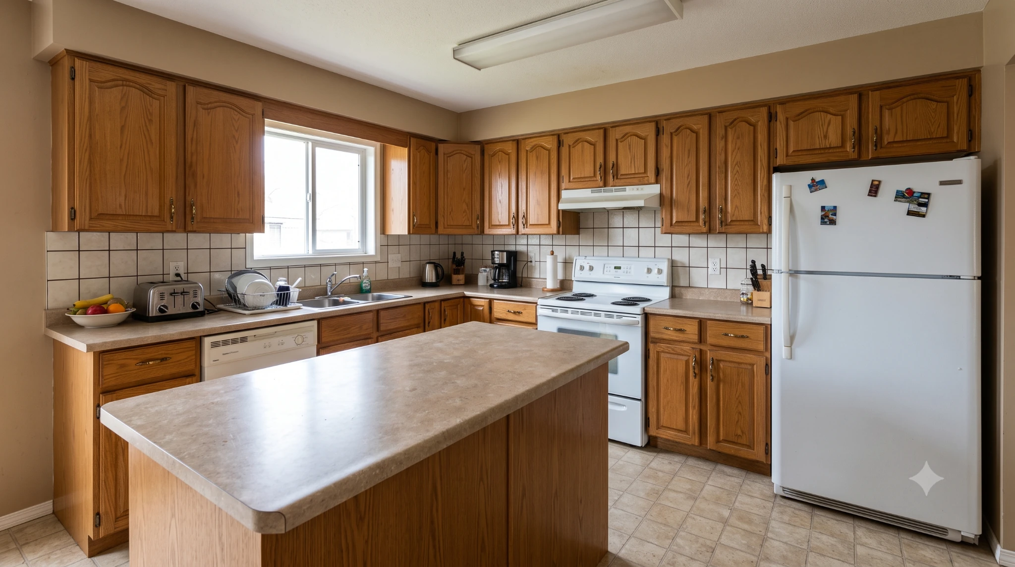 Countertop before